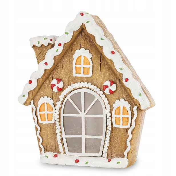 Figurka vánoční ozdoba perníkový domeček Led 31x29x10 cm Art-Pol 160405