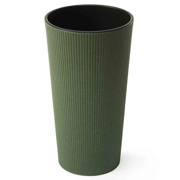 HowHomely Květináč URBANIKA ECO Wood 57x30 cm zelený