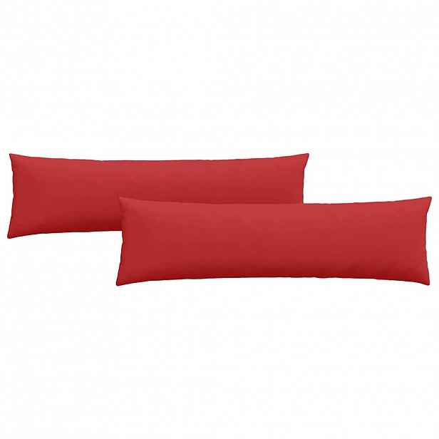 vidaXL Pohovkové polštáře 2 ks textil Červená 145 x 40 cm