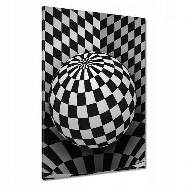 Obrazy 70x100 Abstrackja černobílá