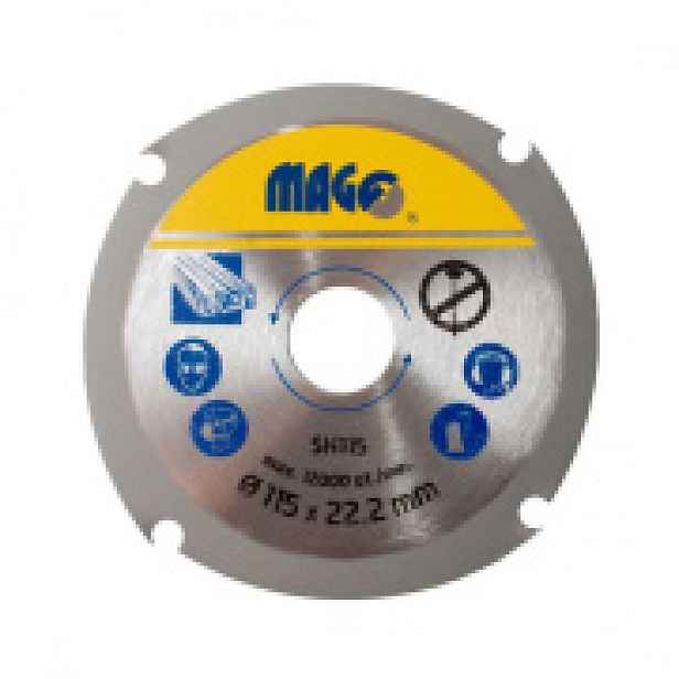 Řezný kotouč na dřevo 115 mm Magg SH115