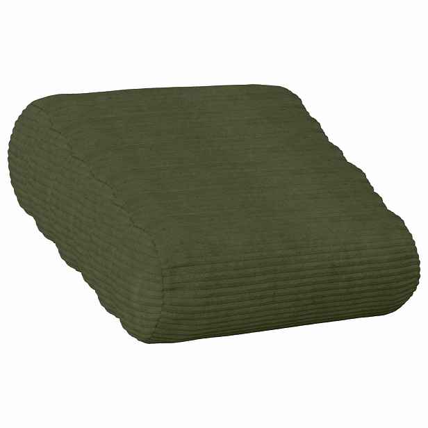 vidaXL Povlak na polštář 6 pcs HEERLEN Zelená Ø 15 x 40 cm manšestr