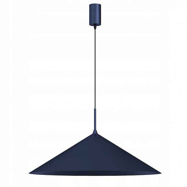 Závěsná lampa Milagro Capital Modrá 60 cm Kovová GX53 Obývací pokoj Jídelna