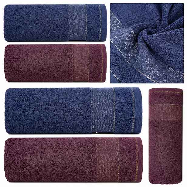 Sada koupelnových ručníků 4ks 500gsm 2x50x90 2x70x140 Bavlna 100%