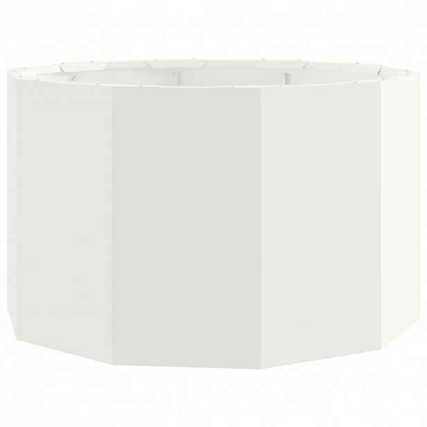 vidaXL Truhlík Bílá 60 x 60 x 35 cm Ocel