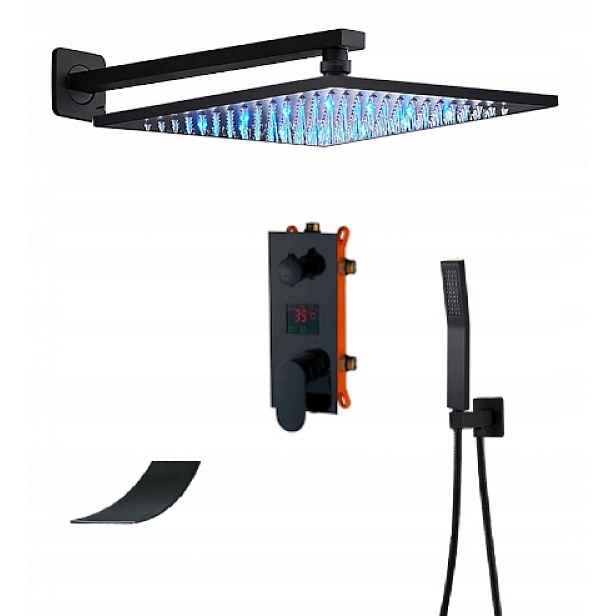Podomítkový Set Vodopád Led Displej Mat