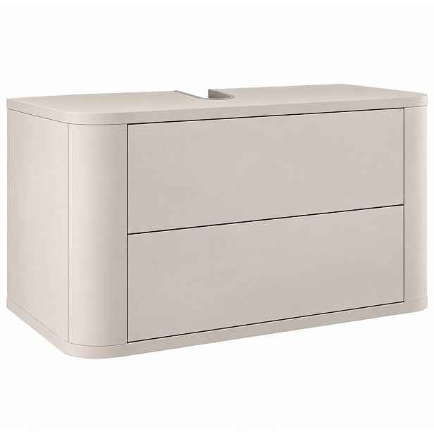Badplaats SKŘÍŇKA POD UMYVADLO Como 2 zásuvky cashmere - 80 x 46 x 46 cm
