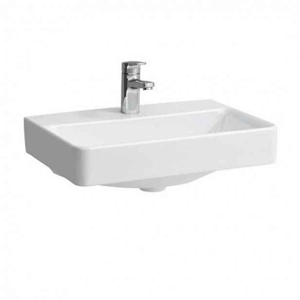 Laufen Pro S - Umyvadlo Compact, 55x38 cm, 1 otvor pro baterii, bez přepadu, s LCC, bílá H8189584001561