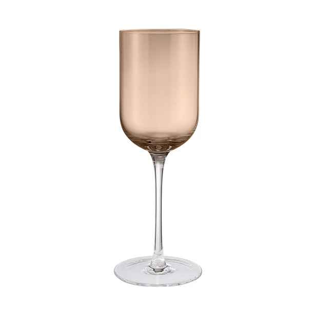 Sada 4 ks sklenic na bílé víno 310 ml Blomus FUUMI - hnědá
