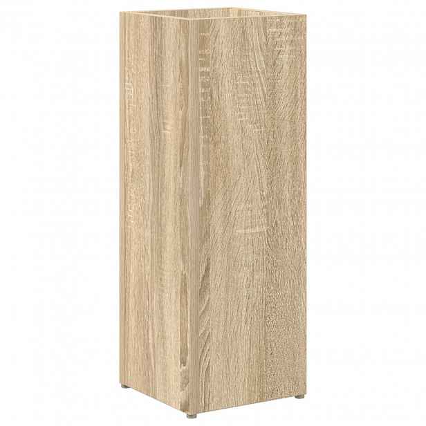 vidaXL Stojan na slunečníky s úložištěm Sonoma dub 20 x 20 x 55,5 cm