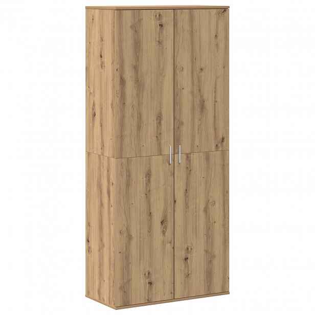vidaXL Vysoký bufet 80 x 39 x 178 cm Kompozitní dřevo Dub artisan