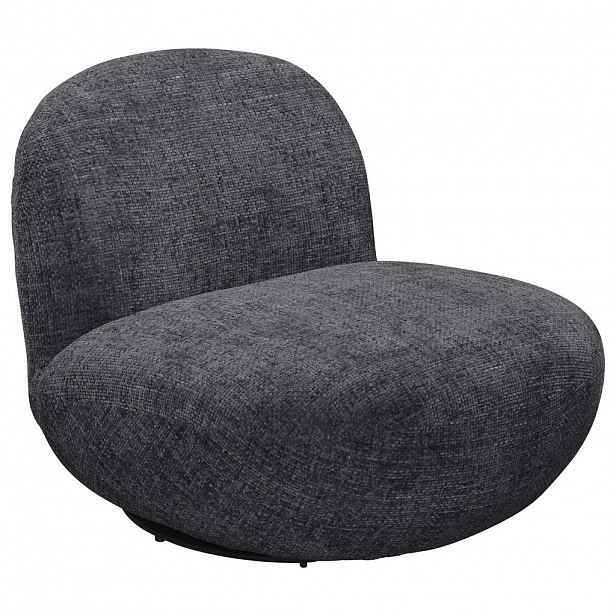 MID.YOU KŘESLO, textil, antracitová