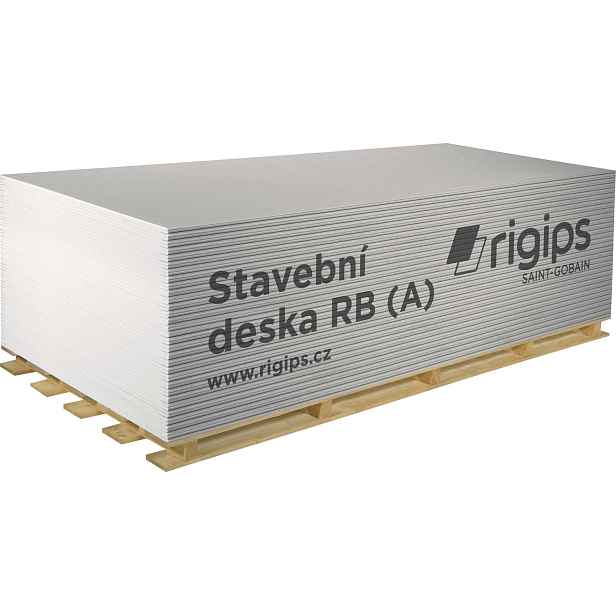Deska sádrokartonová Rigips RB 2 000×1 250×15 mm