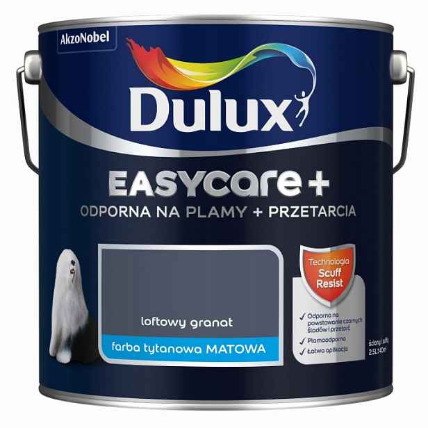 Dulux Barva Latexová Barva Easycare+ 2,5 L Loftová, Barva