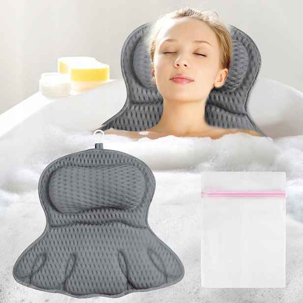 Polštář Do Vany 4D Ergonomická Na Hlavu A Krk