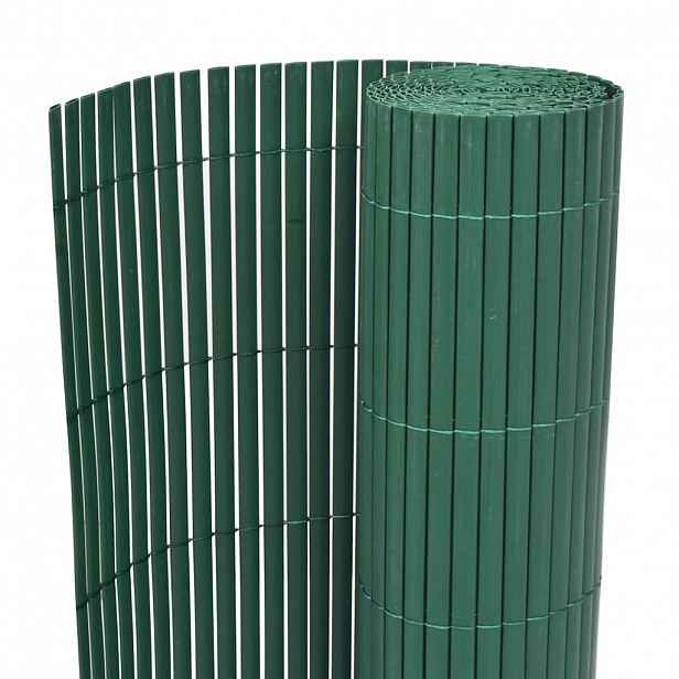 vidaXL Zahradní plot Zelená 150 x 300 cm PVC