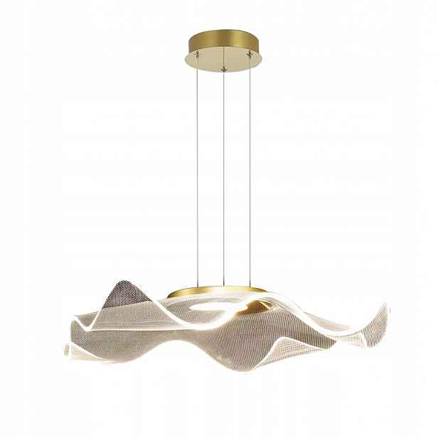 Závěsná lampa Largo Zlatá Led Moderní 100x50x50 cm 16W 4000K IP20