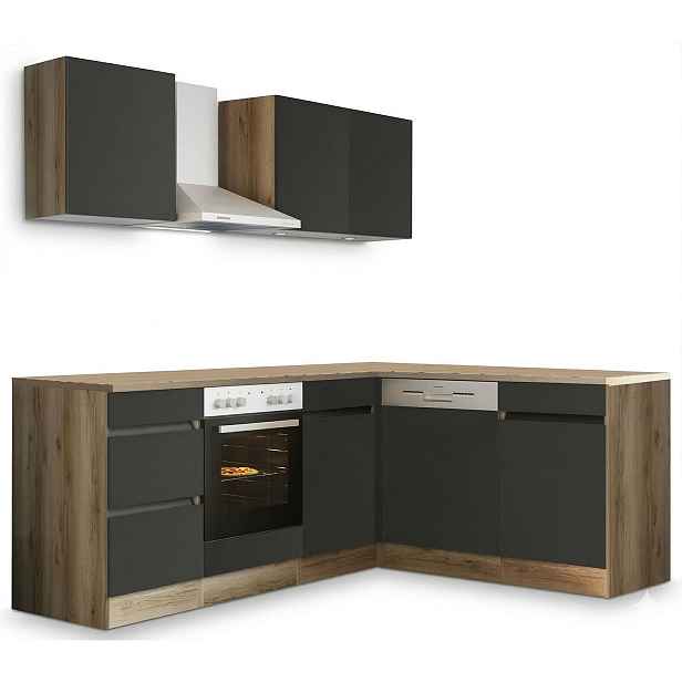 Kasvo TRIXY kuchyňská linka 230x170 (K25) antracit