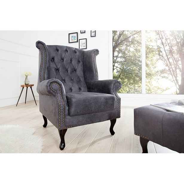 Chesterfield křeslo MIDAS Dekorhome