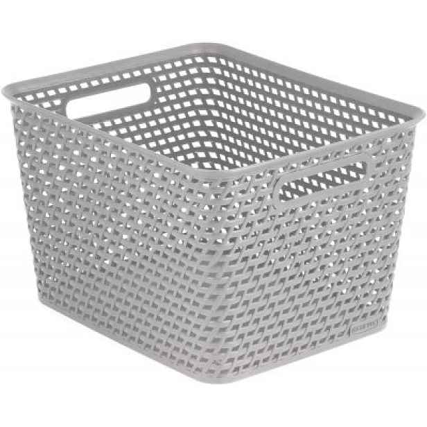 CURVER - Košík úložný STYLE L šedý 29,3x22,5x35,5cm