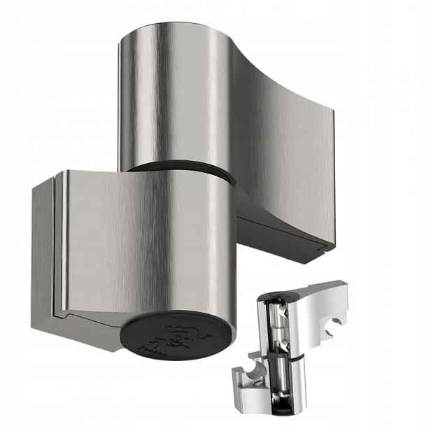 Dveřní Závěs Jocker Pro Pvc Dvoukřídlý 160 Kg 67 MM Inox F6 Kartáčovaný