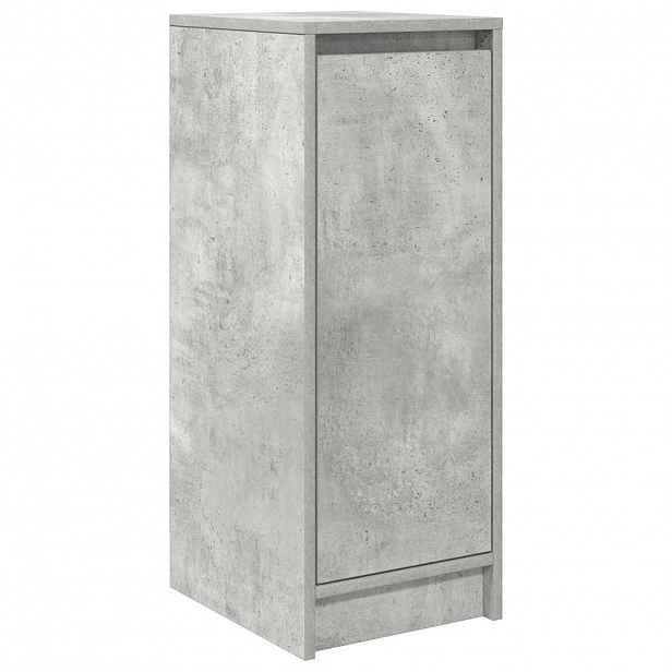 vidaXL Botník betonově šedý 29,5x34x76 cm kompozitní dřevo