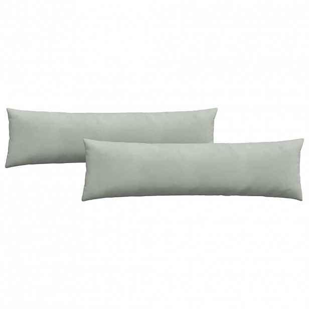 vidaXL Pohovkové polštáře 2 pcs Světle šedá 145 x 40 cm