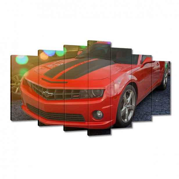 Obrazy 140x80 Chevy Camaro Ss Červené