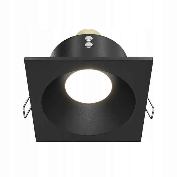 Stropní svítidlo, moderní, černá, čtvercová lampa Maytoni