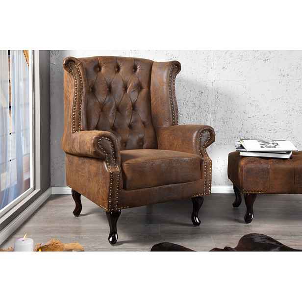 Chesterfield křeslo MIDAS Dekorhome