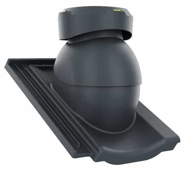 Krbový kanalizační ventilátor fi110 Creaton Cantus Břidlice Angoba/glazura