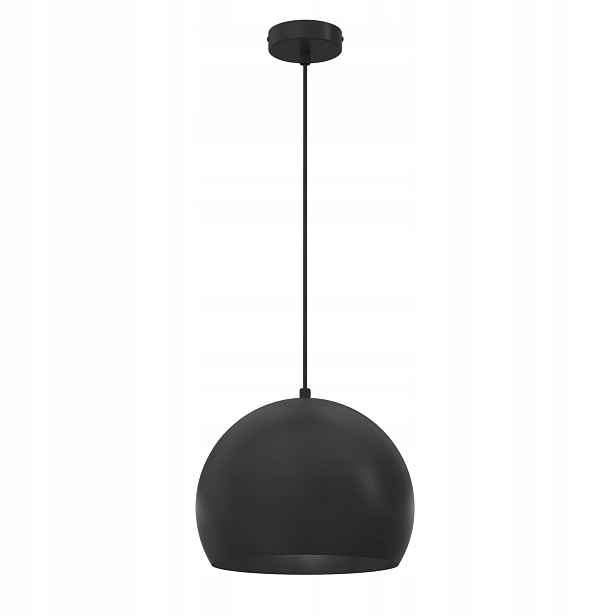 Luminex Sool závěsná lampa černá kopule 27 cm 1xE27 max 15W IP20