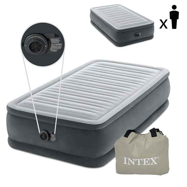Nafukovací matrace s pumpičkou INTEX DELUXE 191 x 99 cm