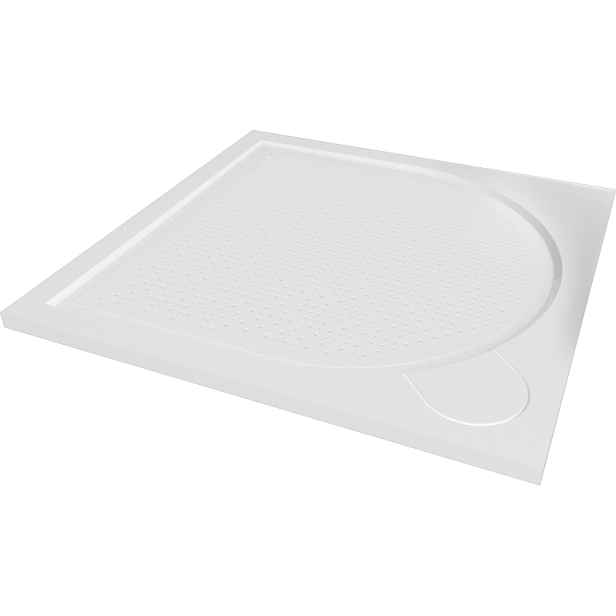 Olsen spa Čtvercová mramorová sprchová vanička LAKA 80 x 80 cm s protiskluzem