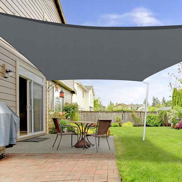 Sluneční plachta Love Story 2x3 m, obdélníková, antracitová GP510