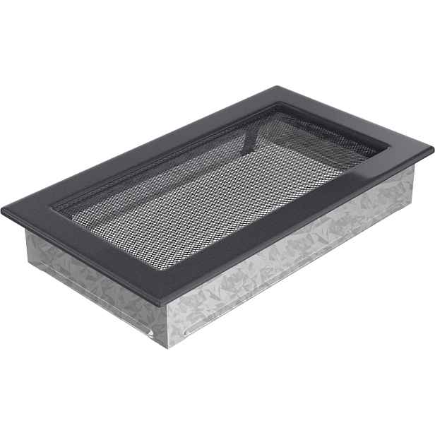 Ventilační Mřížka Krbová Kratki 17x30 Grafitová Vývod Krbu Ozdobný