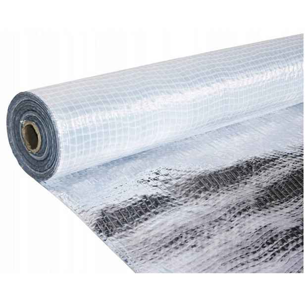Fólie Paroizolační Aluminiová Vyztužená Paroizolační Střecha Podkroví Alu 90g