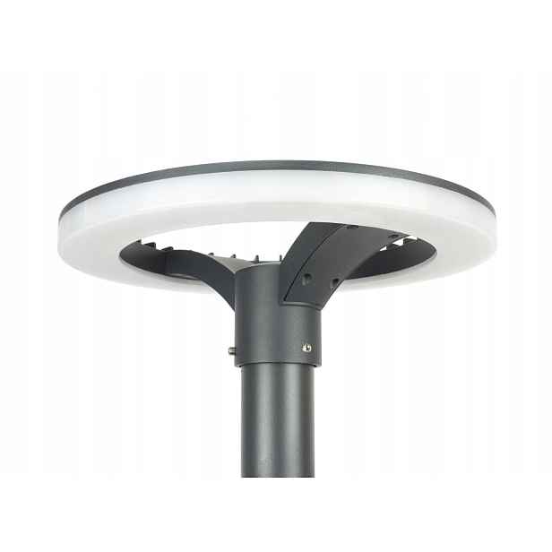 Hlava Led lampy kulatá 36,5 cm Led 44W tmavě šedá IP65 4000K Su-ma