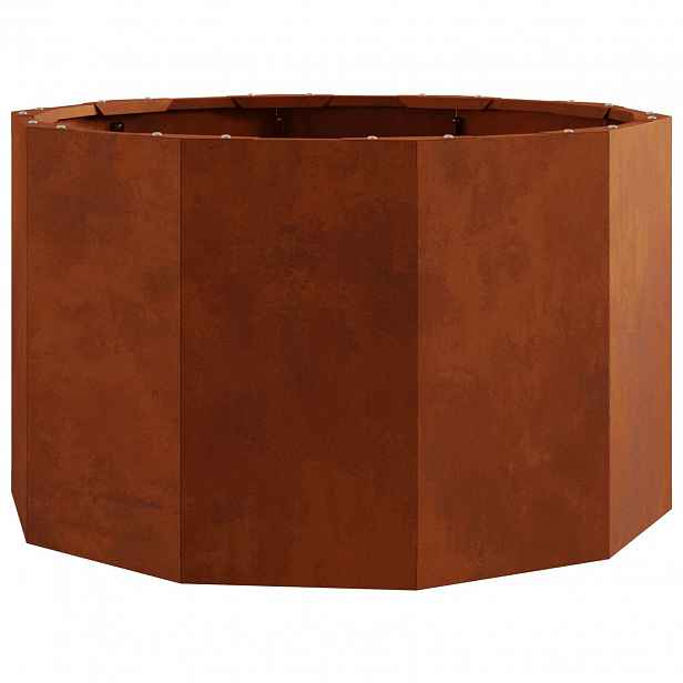 vidaXL Truhlík Rezavá 60 x 60 x 35 cm Povětrnostně odolná ocel
