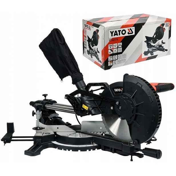Pokosová Pila Na Dřevo 255 MM 1800 W 2 Rychlostní Stupně Yato YT-82174
