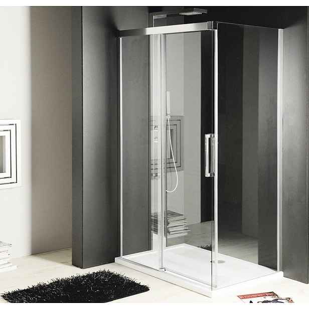 GELCO - FONDURA Obdélníkový sprchový kout 1300x1000 čiré sklo, GF5013-GF5001 GF5013-GF5001