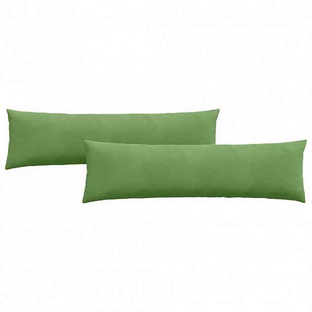 vidaXL Pohovkové polštáře 2 pcs Světle zelená 145 x 40 cm