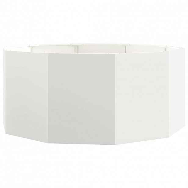 vidaXL Truhlík Bílá 120 x 120 x 50 cm Ocel