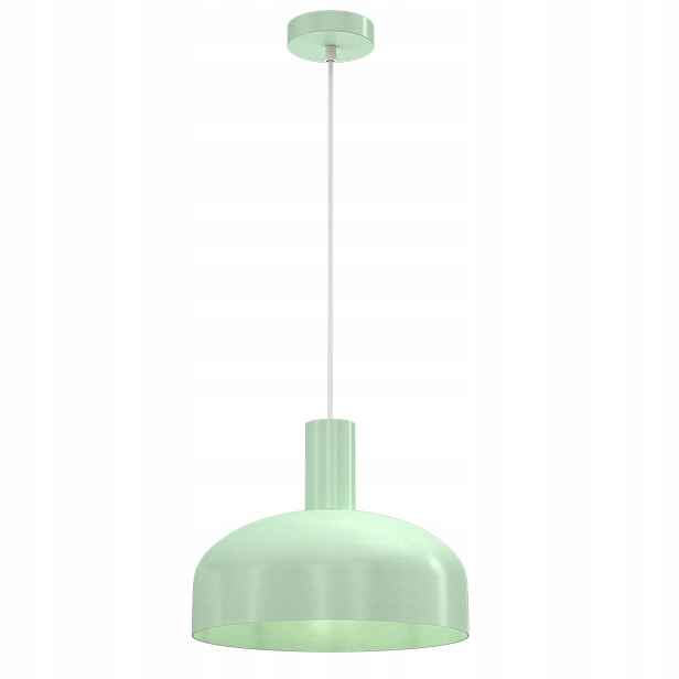Moderní závěsná lampa mátová kulatá 30 cm do kuchyně jídelny Milagro