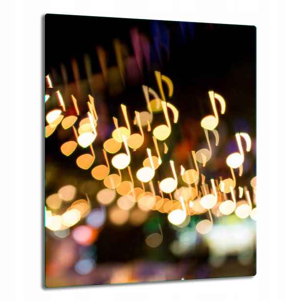 7v1 Skleněná Deska Panel Deska 40x52 Noty