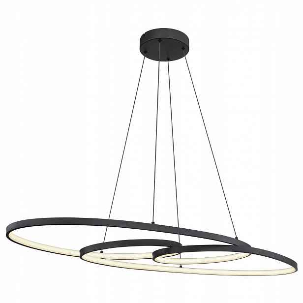 Závěsná Led lampa Černá Matná Moderní 39W Globo Lighting nad stůl