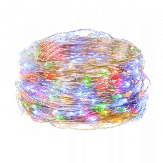 Lampičky Drátky Mikro 10 m Led Na Baterie Multi Color vánoční osvětlení x20