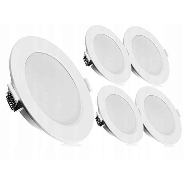 5 x Stropní svítidlo Slim Led panel 6W Studená barva 6500K