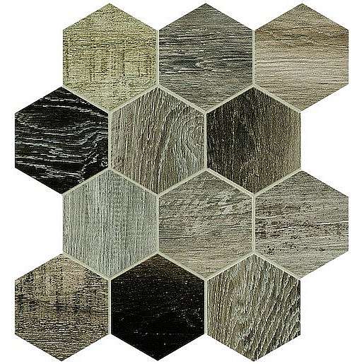Dlažba Dom Barn Wood grey 35x37,5 cm mat DBWEM40