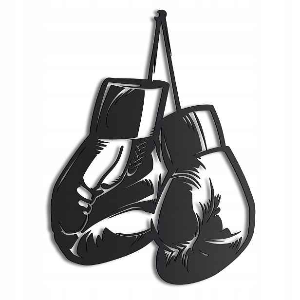 Dřevěný 3D obraz Boxerské rukavice Box Nástěnná Dekorace Dárek